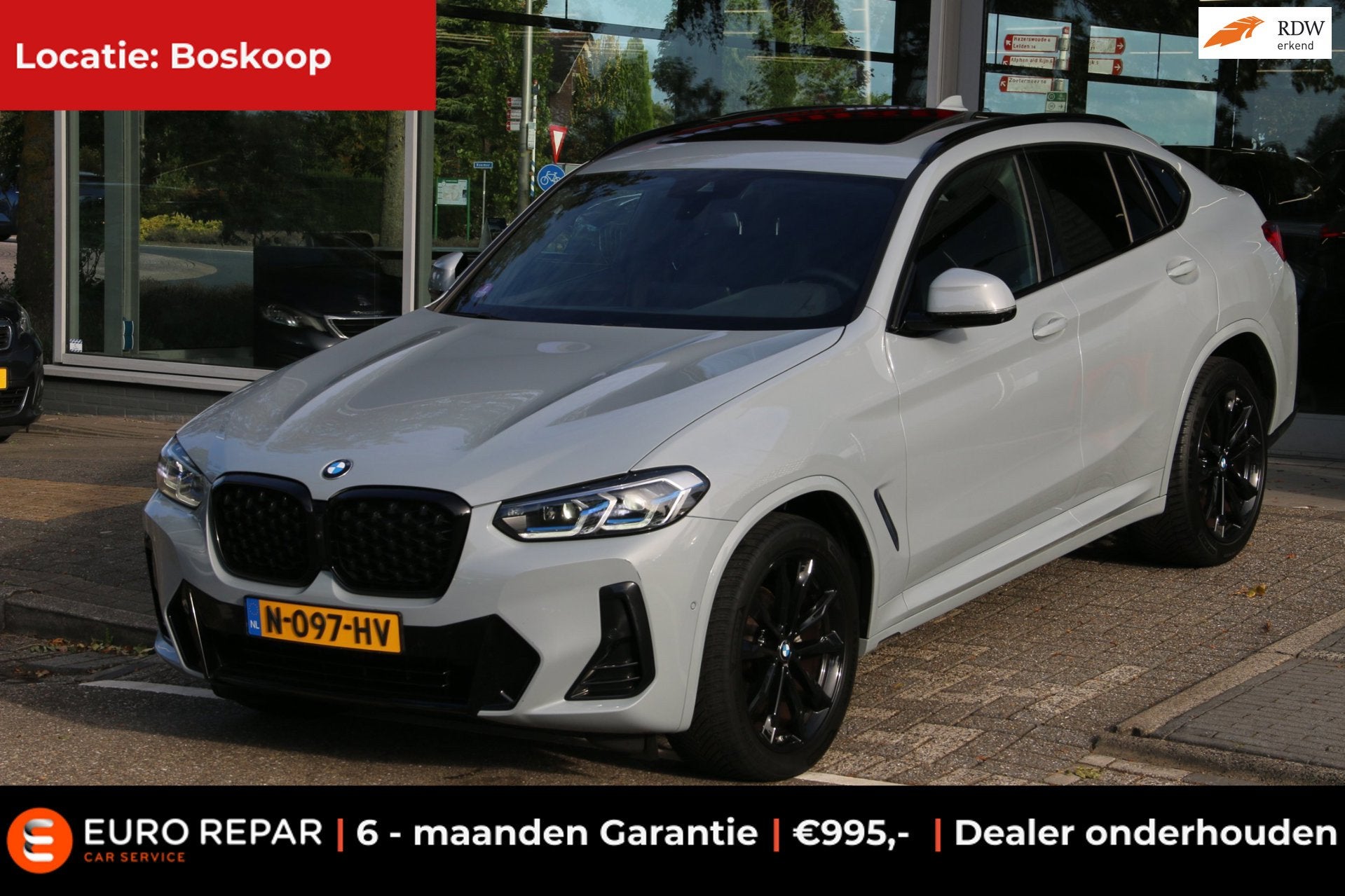 BMW X4 XDrive20i M-SPORT NIEUW MODEL INCL-BTW!, Auto's, Gebruikt, Euro 6, 4 cilinders, 2000 kg