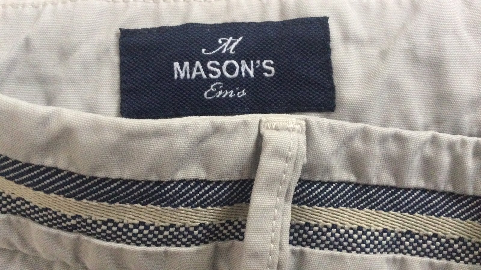 Mason’s korte broek maat 56, nette staat winkelprijs €130, Mason’s, Maat 56/58 (XL), Ophalen of Verzenden, Zo goed als nieuw