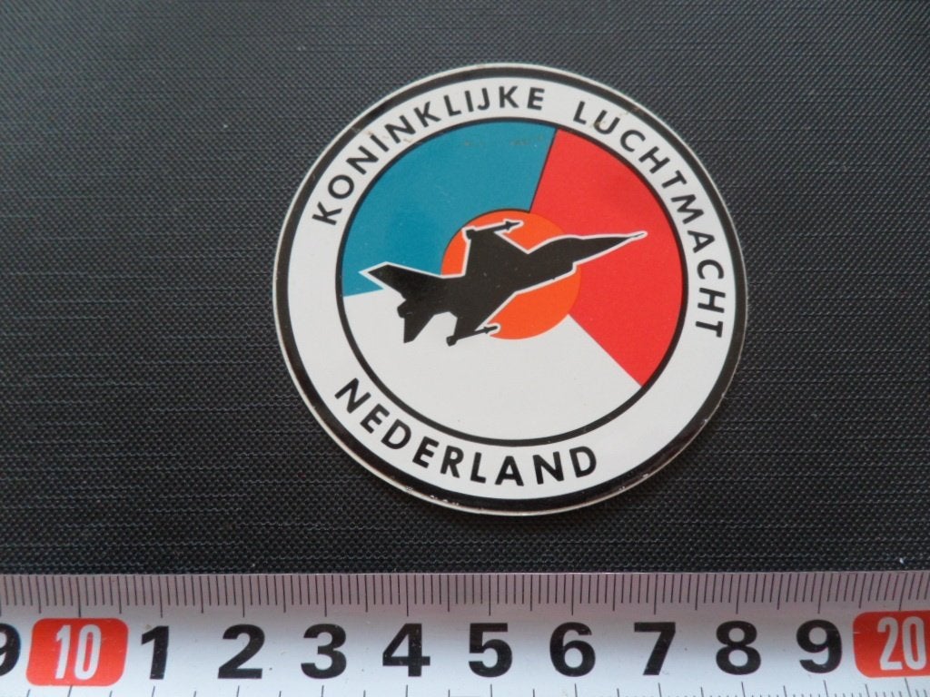 sticker leger luchtmacht embleem straaljager *, Ophalen, Zo goed als nieuw