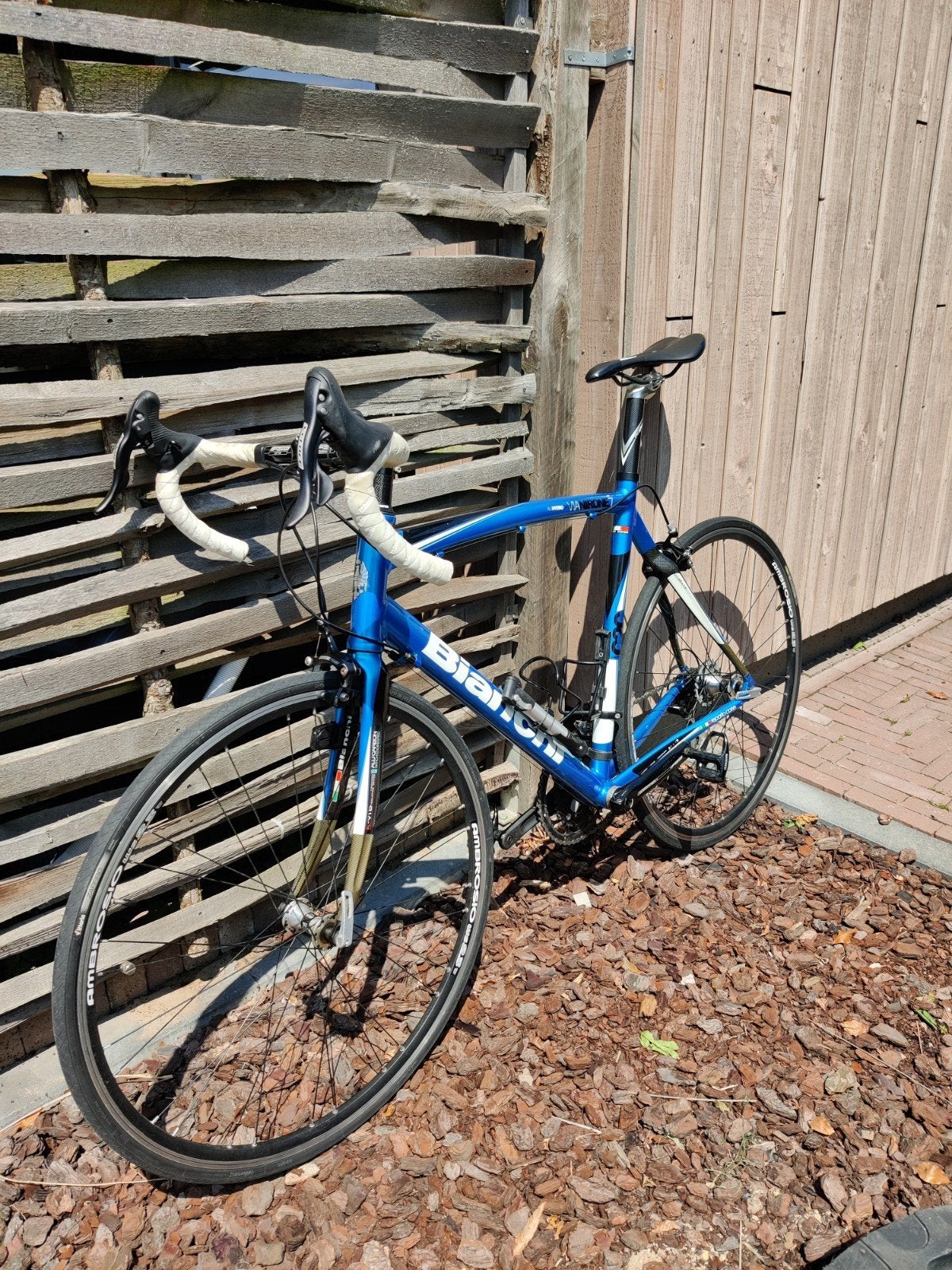 Bianchi Via Nirone 7 racefiets met Campagnolo groep, Fietsen en Brommers, Fietsen | Racefietsen, Gebruikt, Aluminium, 57 tot 61 cm