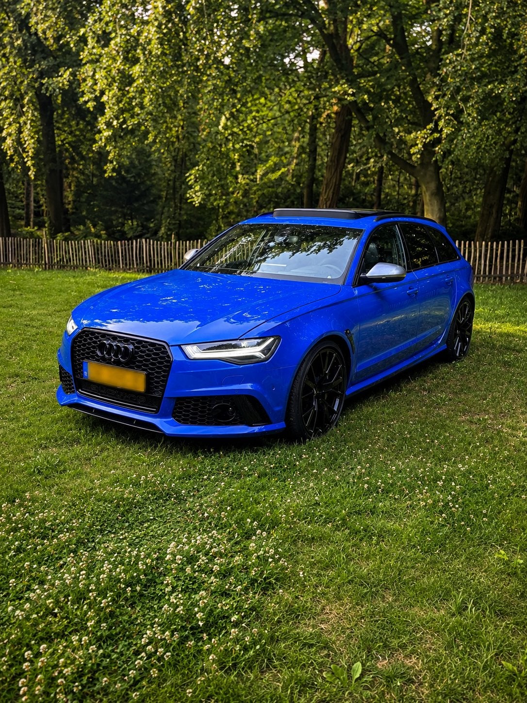Audi RS6 Nogaro 1/150, Auto's, Audi, Particulier, RS6, Benzine, Automaat, Blauw, Zwart, Alcantara, Vierwielaandrijving, Ophalen