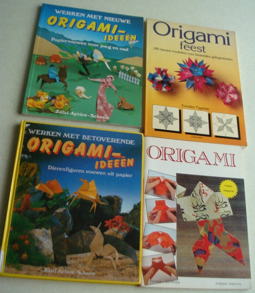 4 origami boeken samen voor € 5,50, Ophalen of Verzenden, Gelezen, Overige onderwerpen
