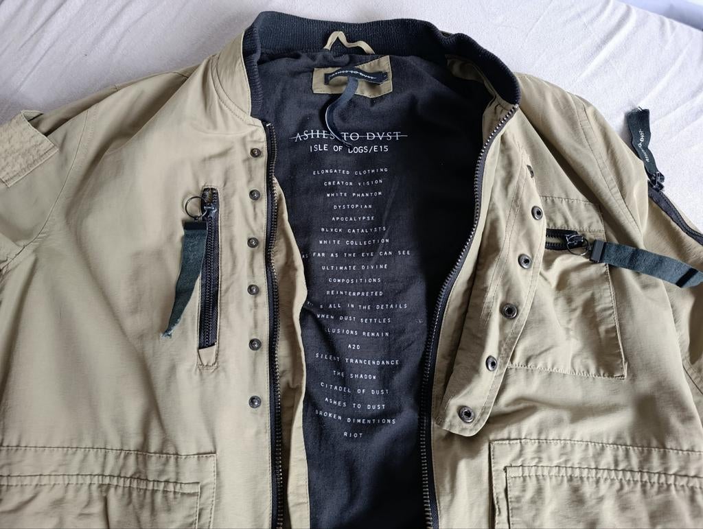 Ashes to Dust jas maat L - Stijlvolle herenjas, Kleding | Heren, Jassen | Winter, Gedragen, Maat 52/54 (L), Beige, Ophalen of Verzenden