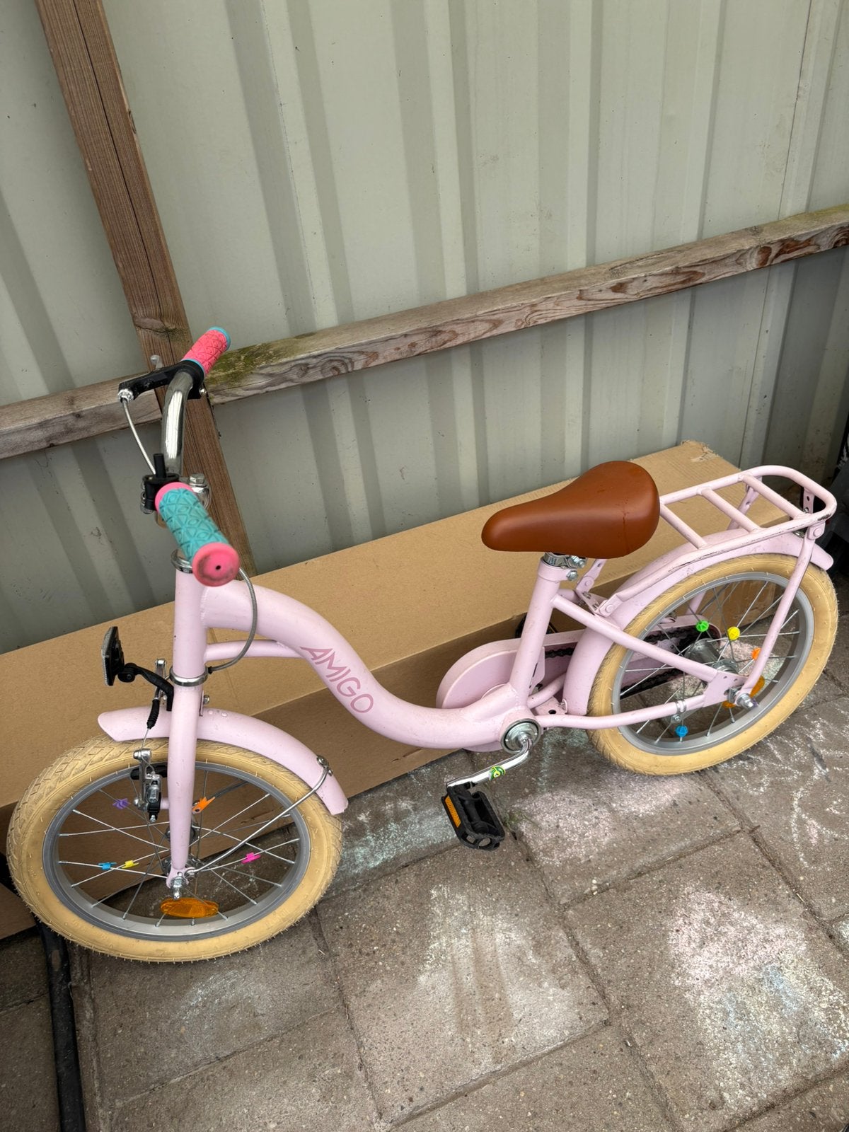 Amigo kinderfiets, Ophalen of Verzenden, Zo goed als nieuw, 16 tot 20 inch