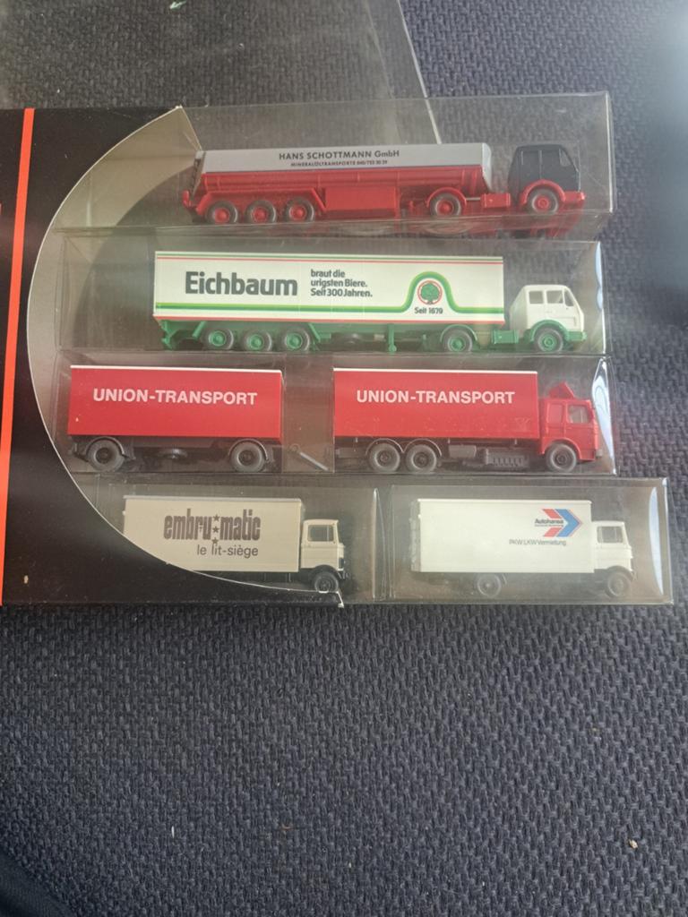 5 x wiking modellen in box, Wiking, West germany, Wiking, Ophalen of Verzenden