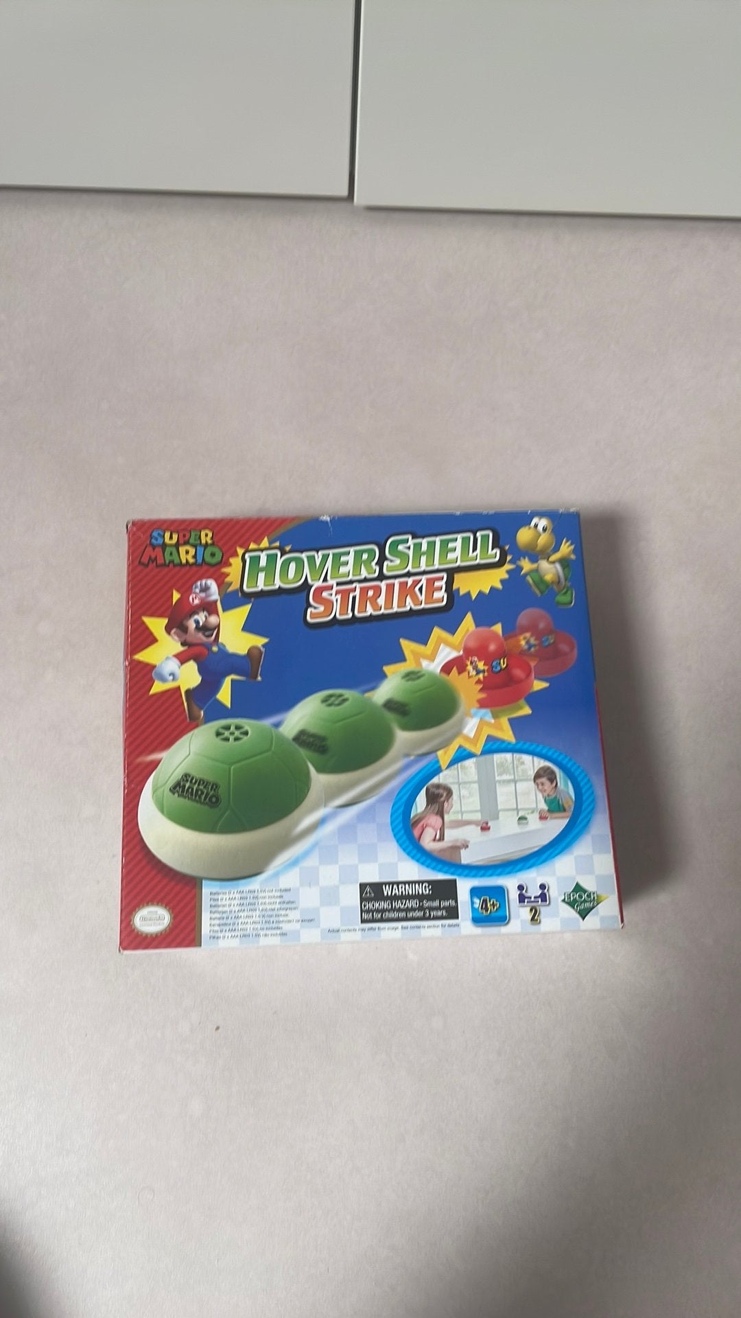 Hover shell strike / airhockeyspel super mario, Een of twee spelers, Ophalen, Zo goed als nieuw