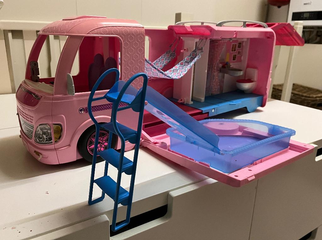 Barbiecamper, Ophalen, Zo goed als nieuw