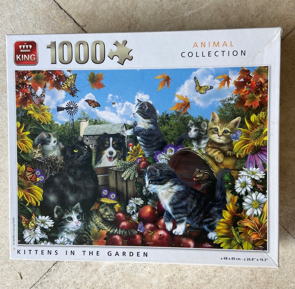 Puzzel van 1000 stukjes in doos, Ophalen, 500 t/m 1500 stukjes, Zo goed als nieuw, Legpuzzel