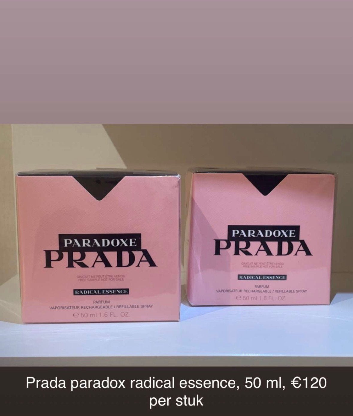 Parfum PRADA origineel, Ophalen of Verzenden, Nieuw, Gehele gezicht, Overige typen