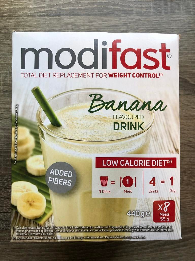 Modifast Bananen Shake - 6 zakjes, Sieraden, Tassen en Uiterlijk, Uiterlijk | Dieet en Afvallen, Ophalen of Verzenden, Nieuw, Drank