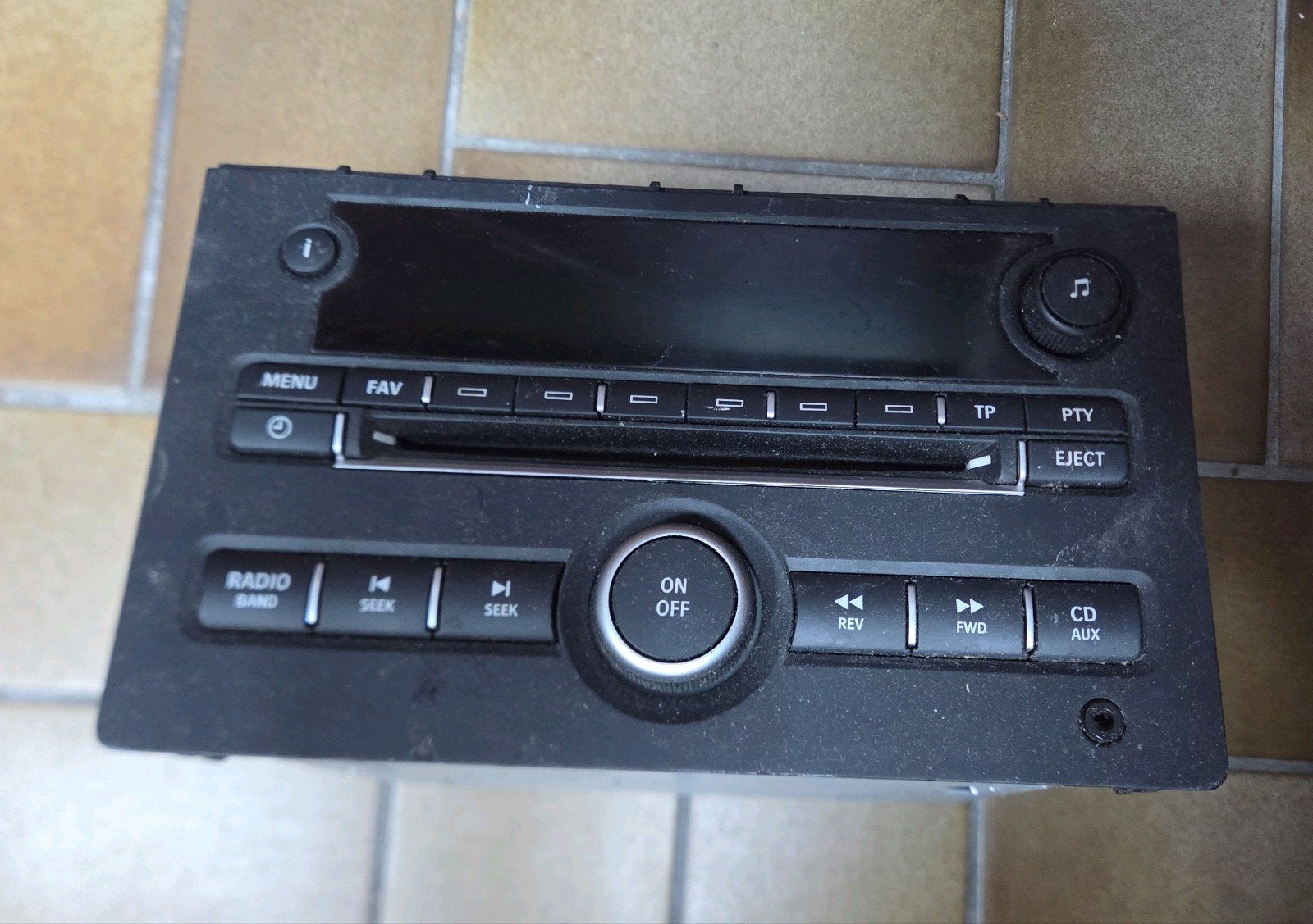 SAAB 95 Radio CD speler met RDS (werkend), Auto diversen, Ophalen of Verzenden, Gebruikt