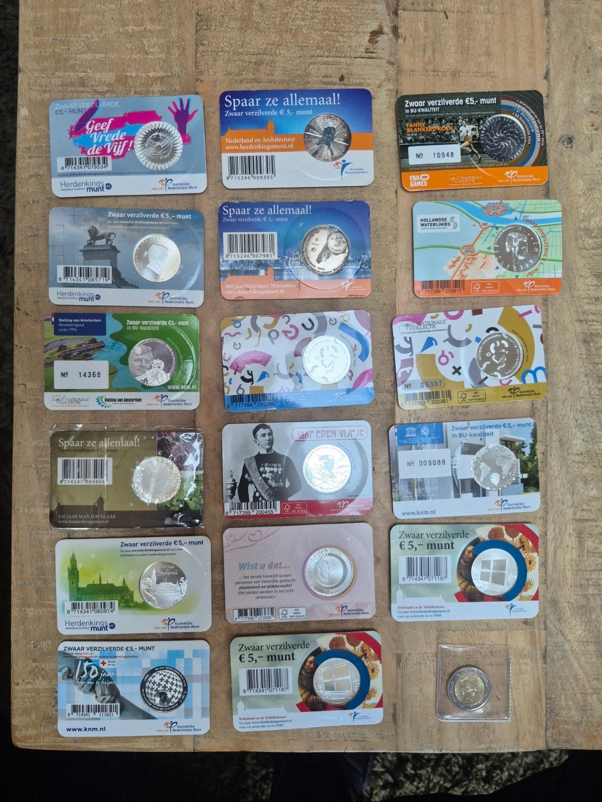 Diverse Nederlandse herdenkingsmunten (5 euro), Ophalen of Verzenden, Koningin Beatrix, Euro's, Setje