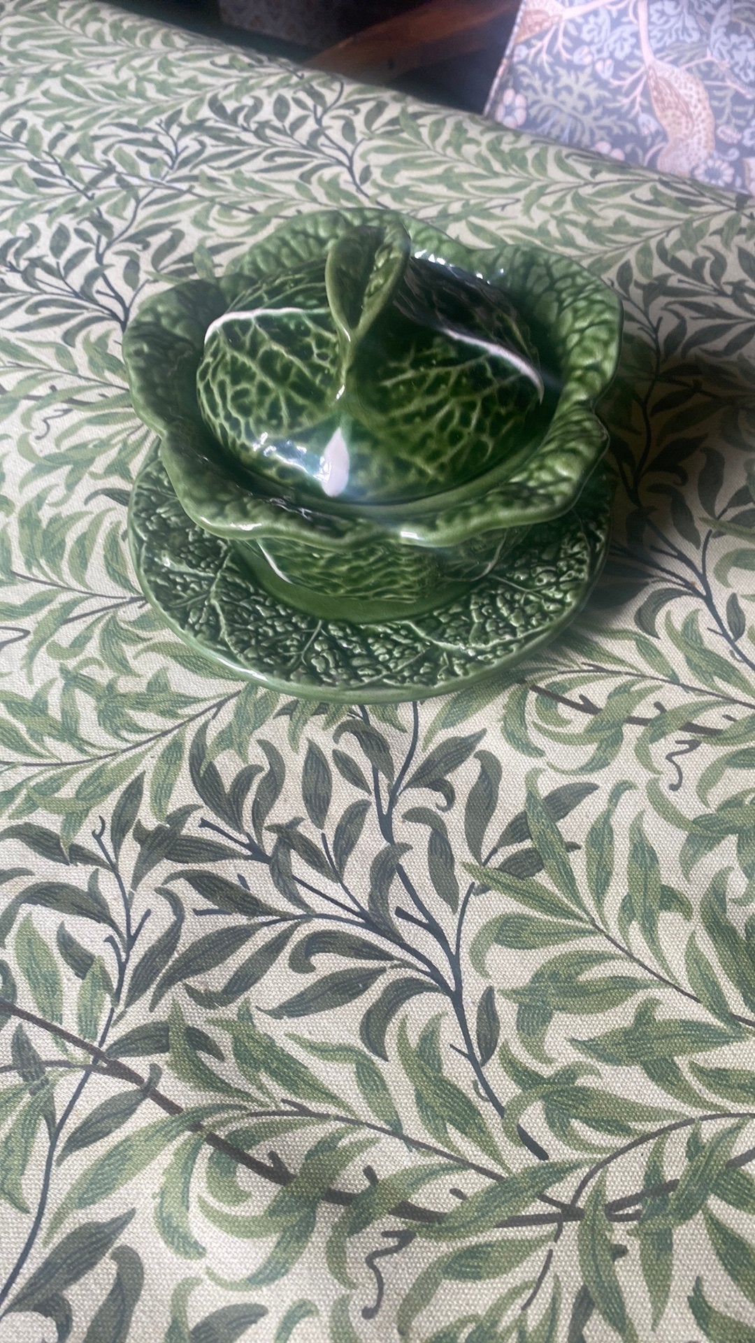 Koolblad jampot style bordallo pinheiro, Ophalen of Verzenden