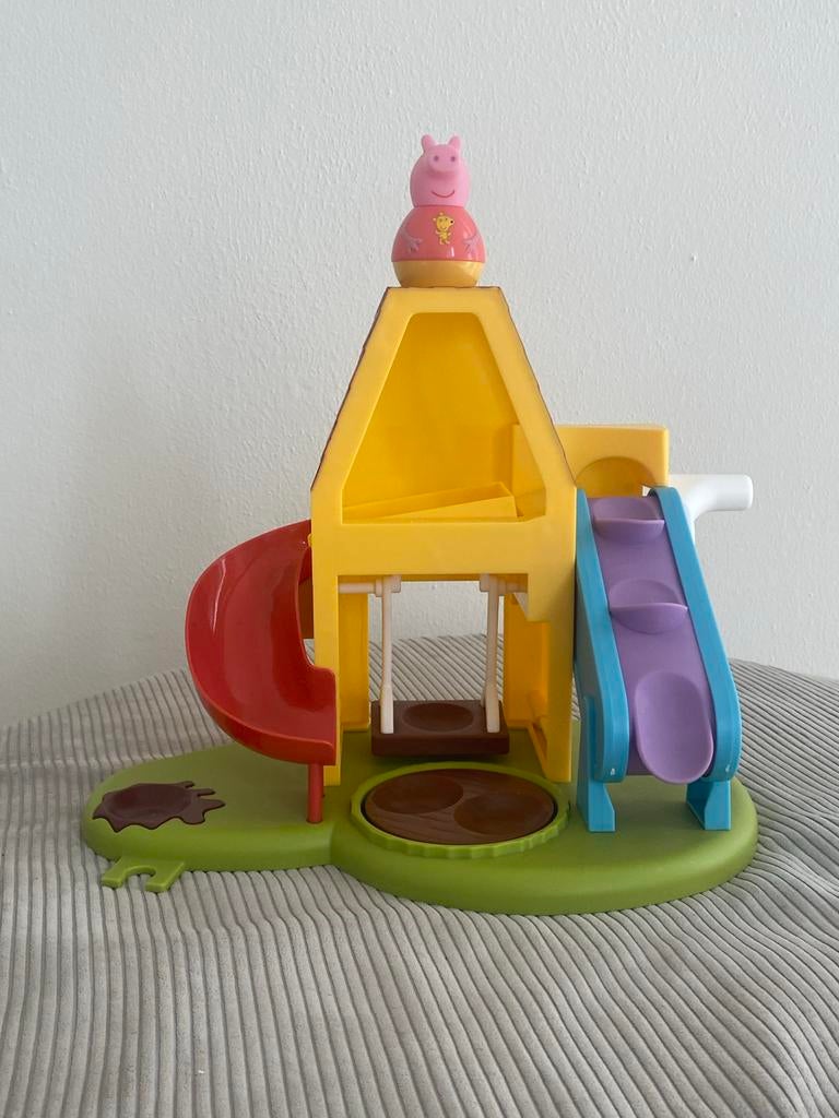 Peppa Pig Weebles wind & wobble huis met figuur, Ophalen of Verzenden, Zo goed als nieuw