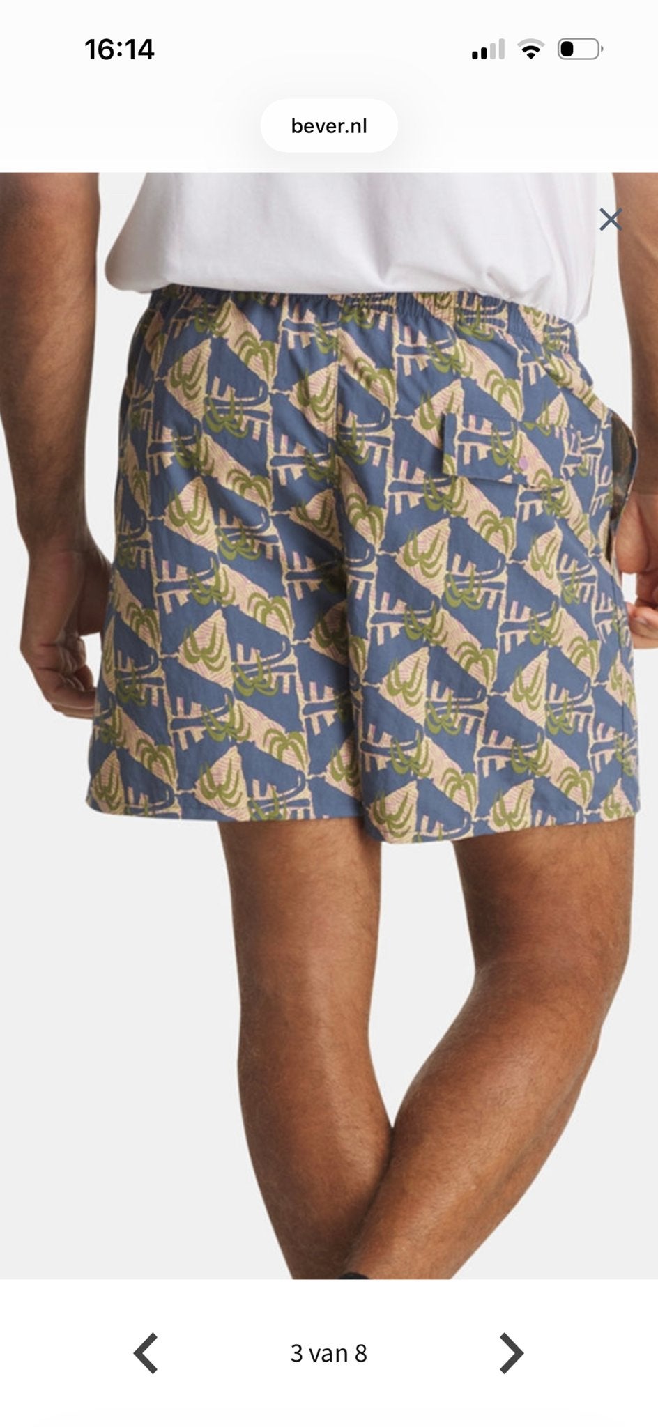 Patagonia Baggies Shorts Small - Zwemshort met print, Verzenden, Maat 46 (S) of kleiner, Blauw, Zwemshort