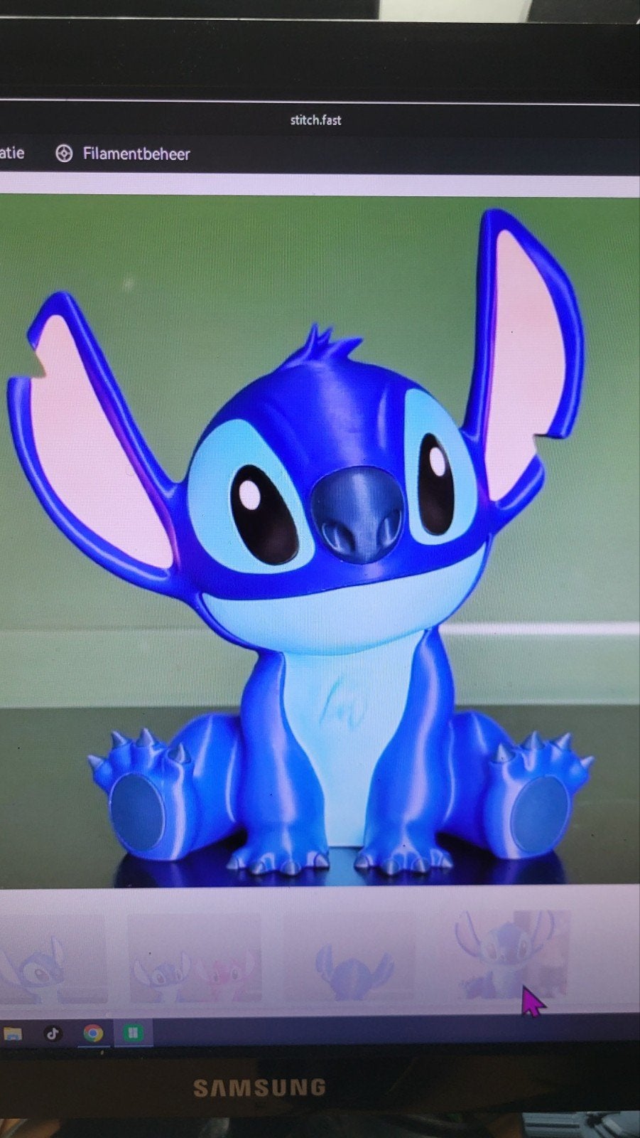 Stitch of Angel 3D geprint beeldje, Ophalen of Verzenden, Nieuw