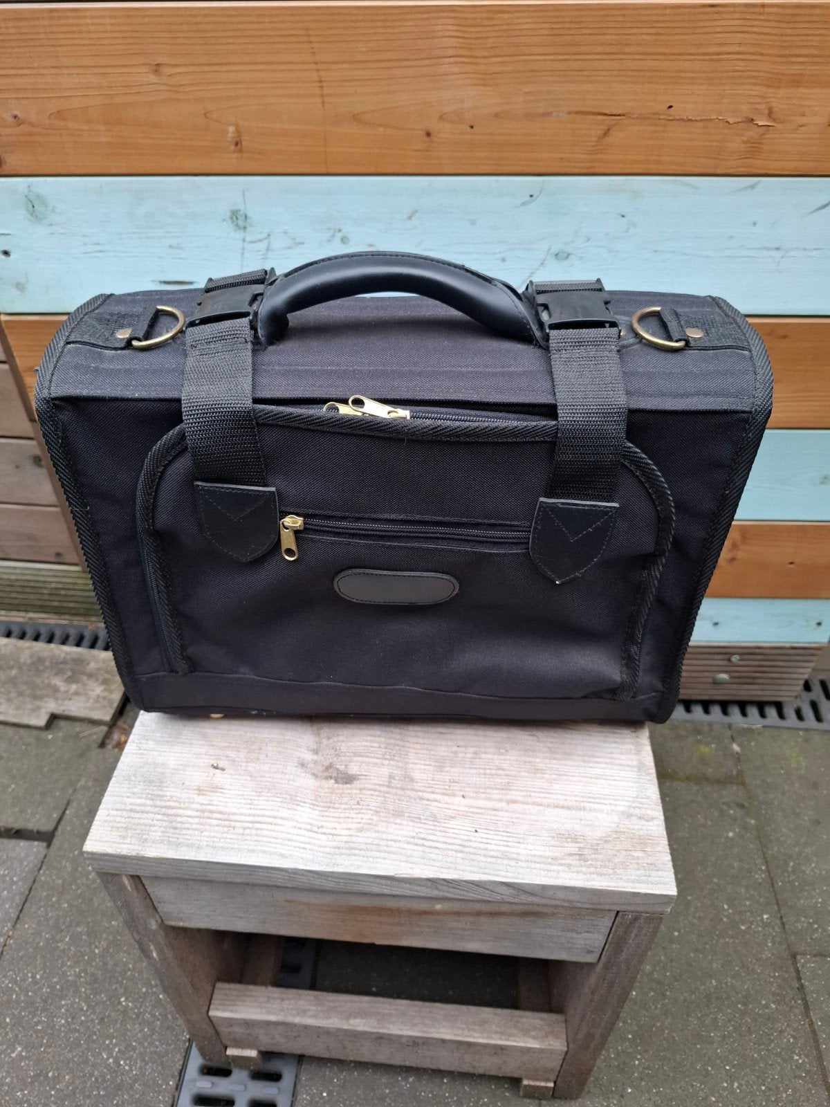 Afneembare Fietstas Zwart - 40x30x15 cm 18 liter, Ophalen of Verzenden, Zo goed als nieuw, Onbekend