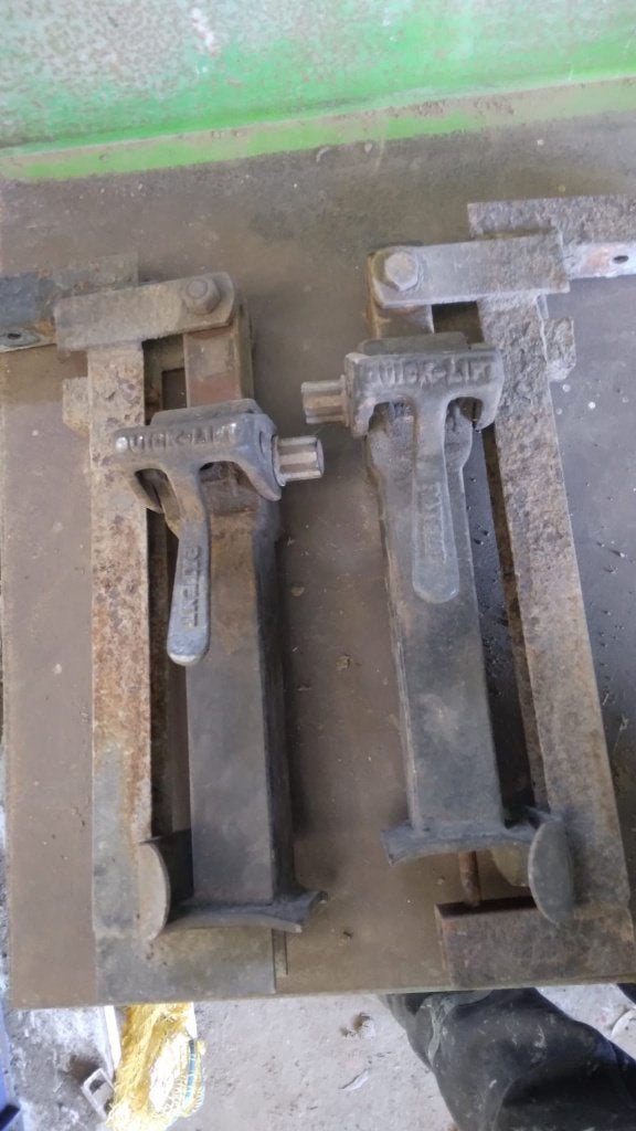 Camper steunen steunpoot steunpoten chassis stabi steunen, Verzenden, Gebruikt