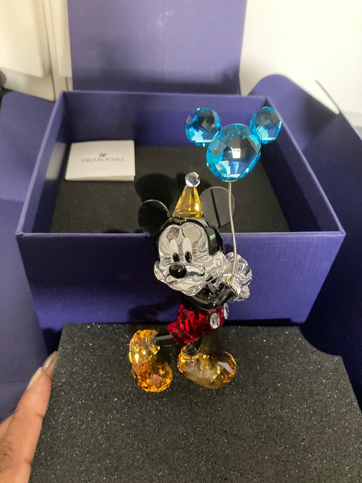 Swarovski Disney Micky, Ophalen of Verzenden, Zo goed als nieuw, Figuurtje