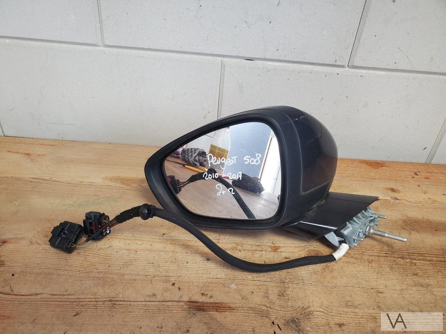 Peugeot 508 2010 - 2017 spiegel links 10 draden €75 lampje, Auto-onderdelen, Gebruikt, -, -, Ophalen of Verzenden