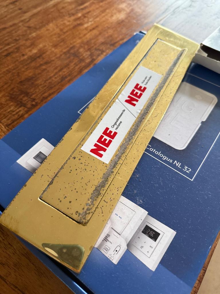 Mailbox slot, Tuin en Terras, Brievenbussen, Ophalen, Gebruikt, Overige materialen, Brievenbusklep