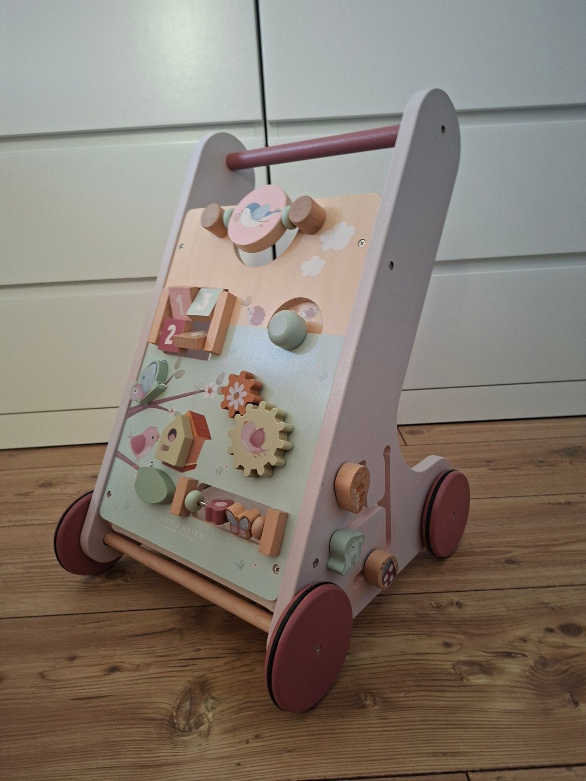 Little Dutch Houten Loopwagen met Activiteiten, Ophalen, Zo goed als nieuw, Overige typen