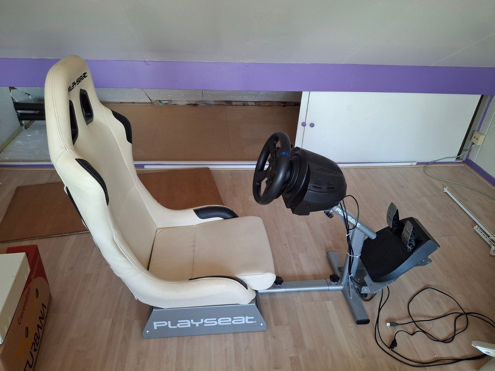 Trustmaster T300 RS met Playseat, Ophalen, Gebruikt