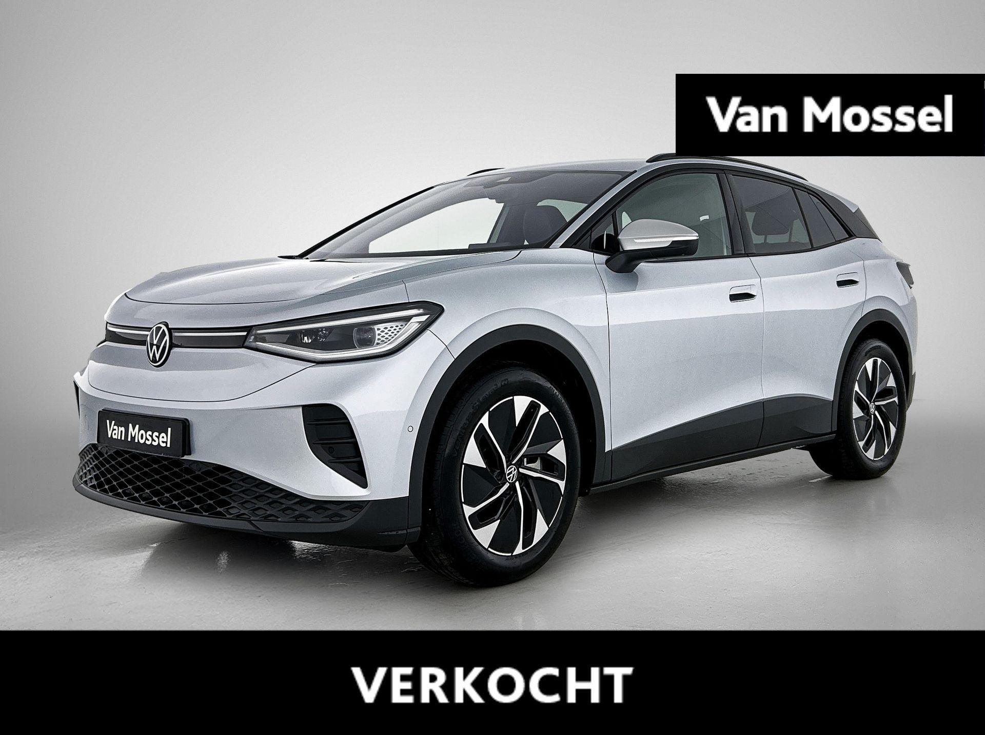 Volkswagen ID.4 Pro Business 77 kWh 286 PK | Trekhaak | 360, Auto's, Automaat, Achterwielaandrijving, Zwart, 1000 kg