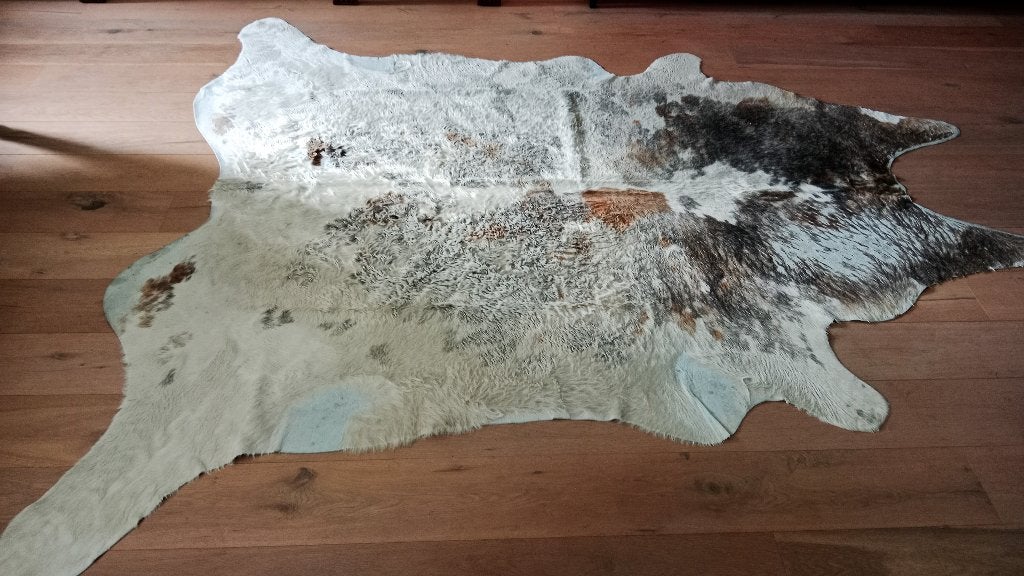 Groot koeienhuid  (vloerkleed), Huis en Inrichting, Stoffering | Tapijten en Kleden, Ophalen, Kan bij alle stijlen, 150 tot 200 cm
