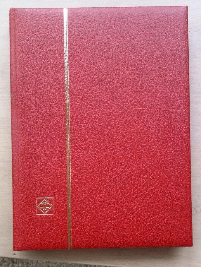 Luxe stockboek rood, Ophalen of Verzenden
