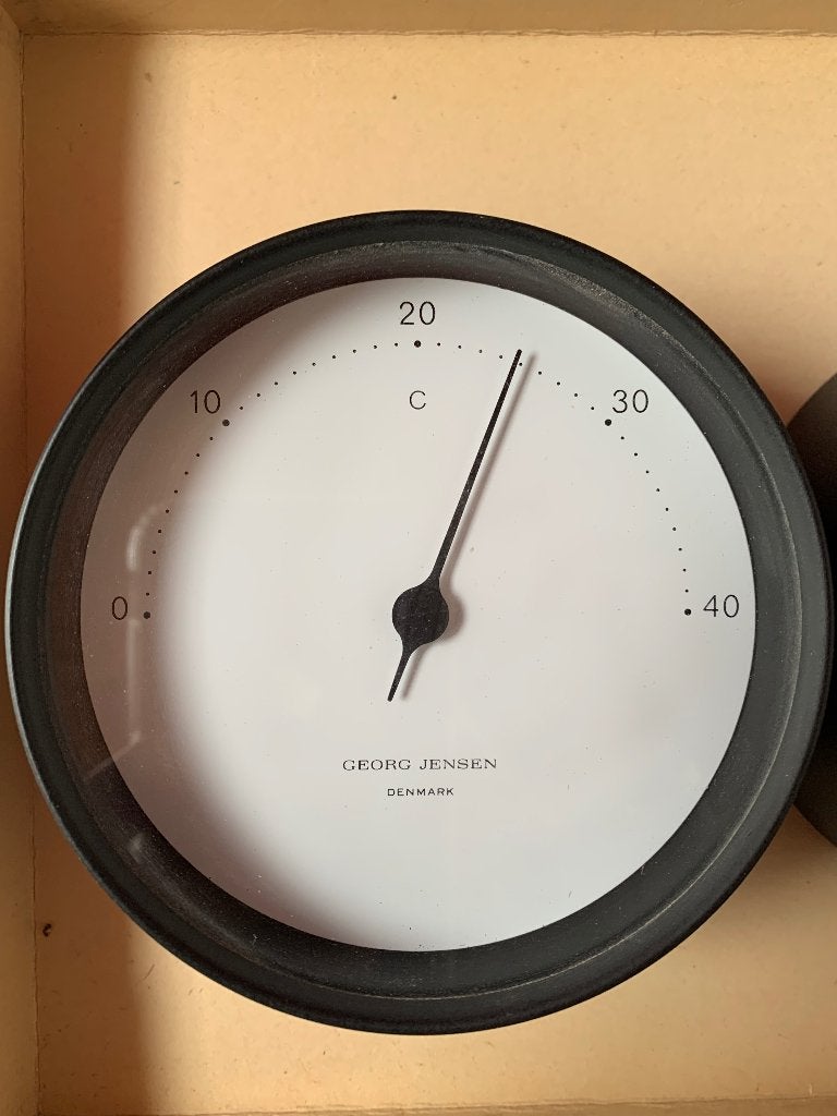 Jensen klok en barometer, Ophalen of Verzenden, Zo goed als nieuw, Barometer