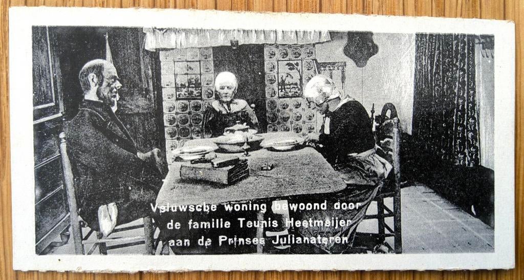 Oud prentje Veluwse woning a/d Prinses Julianatoren., Verzamelen, Ophalen of Verzenden, Voor 1940, Gebruikt, Overige onderwerpen