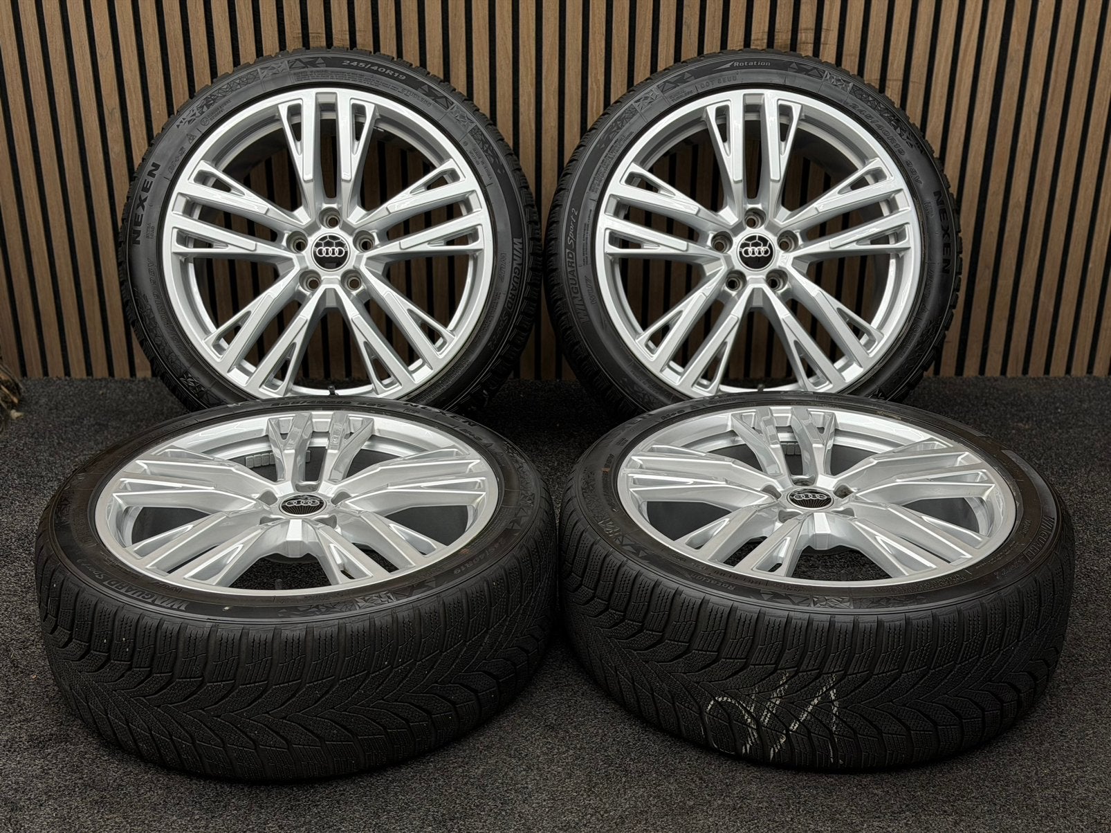 WINTER! Originele 19 inch Audi A5 S5 B10 5x112 ET44 Nexen, Auto-onderdelen, 245 mm, ., Banden en Velgen, Winterbanden