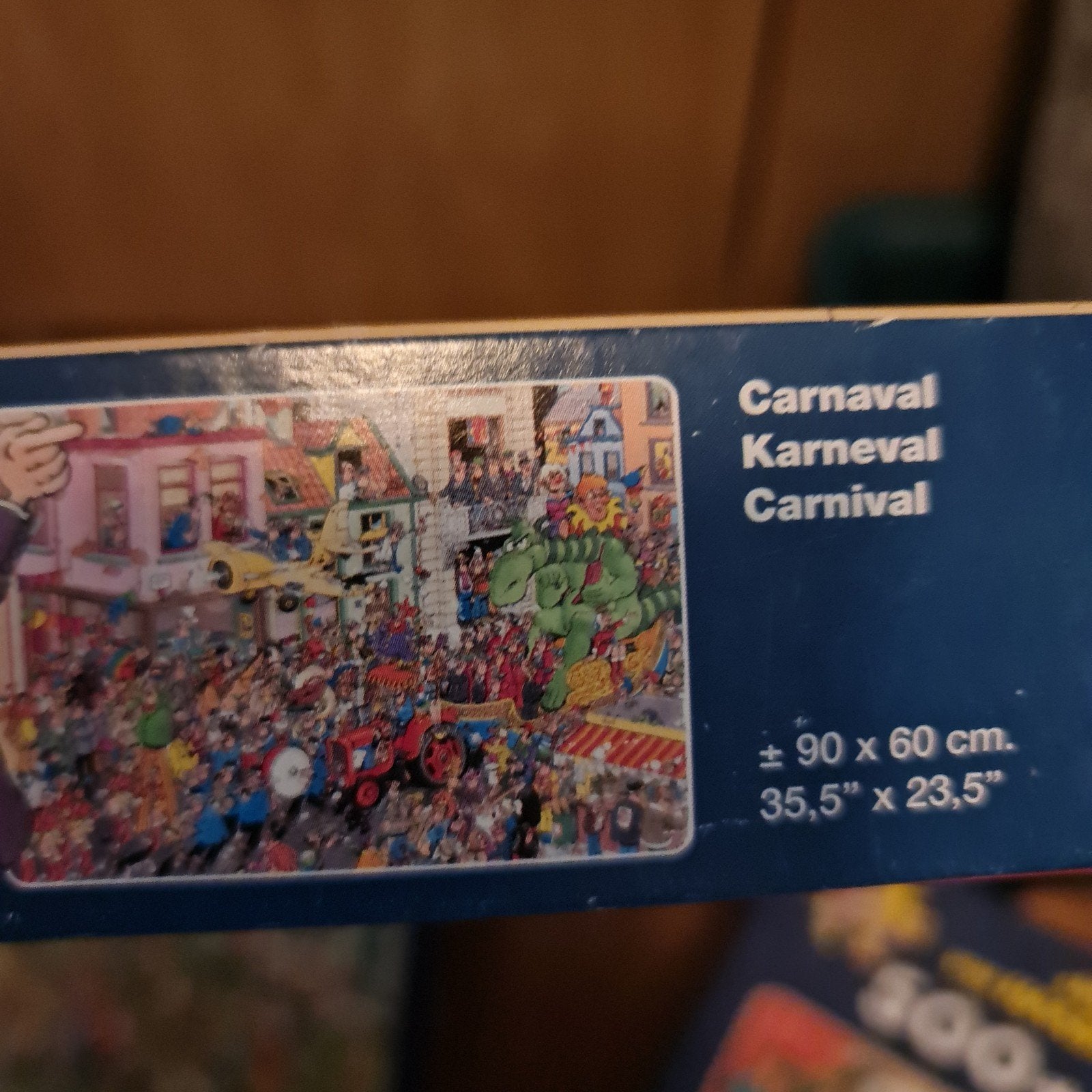 Jan van Haasteren Carnaval Legpuzzel 1500 stukjes, Ophalen of Verzenden, 500 t/m 1500 stukjes, Zo goed als nieuw, Legpuzzel