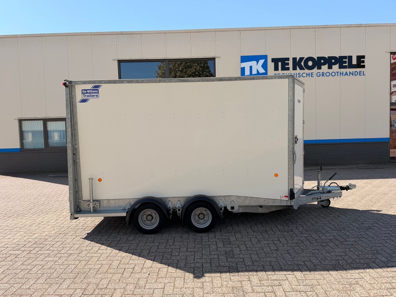Ifor-Williams Boxvan BV126 Gesloten aanhangwagen tandemas, Auto diversen, Aanhangers en Bagagewagens, Ophalen, Gebruikt