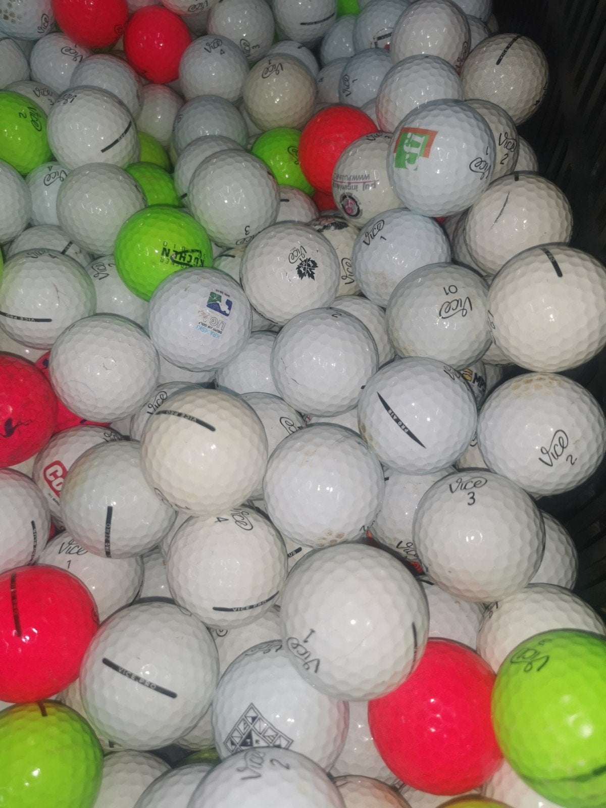 Vice pro soft golfballen 50 stuks, Ophalen of Verzenden, Bal(len)