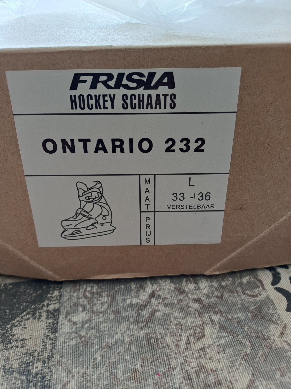Frisia Ontario 232 IJshockeyschaatsen. Incl. Verzendkosten, Sport en Fitness, Schaatsen, Ophalen of Verzenden, Nieuw, Kunstschaatsen