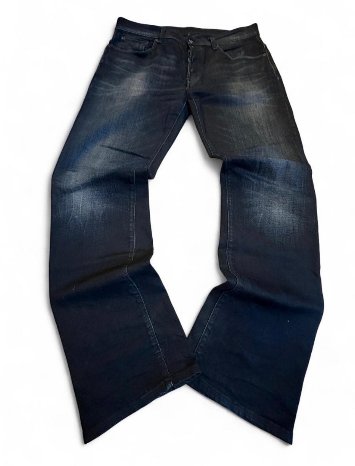 G-Star RAW 3301 Loose Jeans W35 L34 Zwart Wide Leg, Ophalen of Verzenden, Gedragen, Zwart, Overige jeansmaten