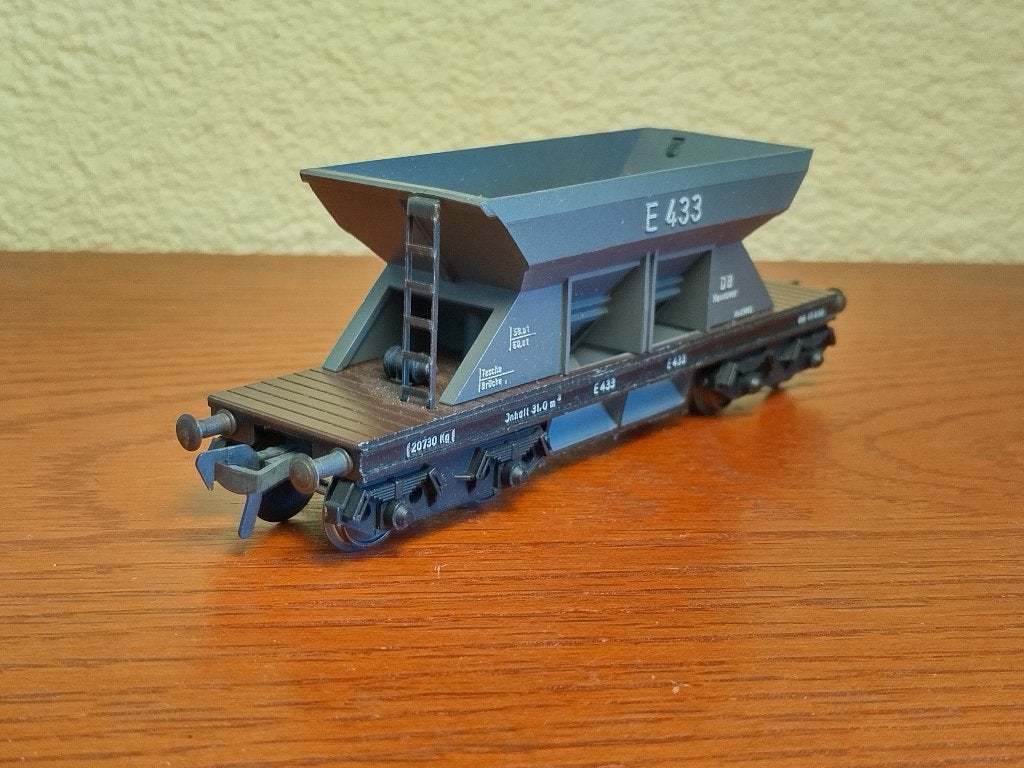 Fleischmann 1491 - Zelflosser, Gebruikt, Gelijkstroom, Fleischmann, Wagon