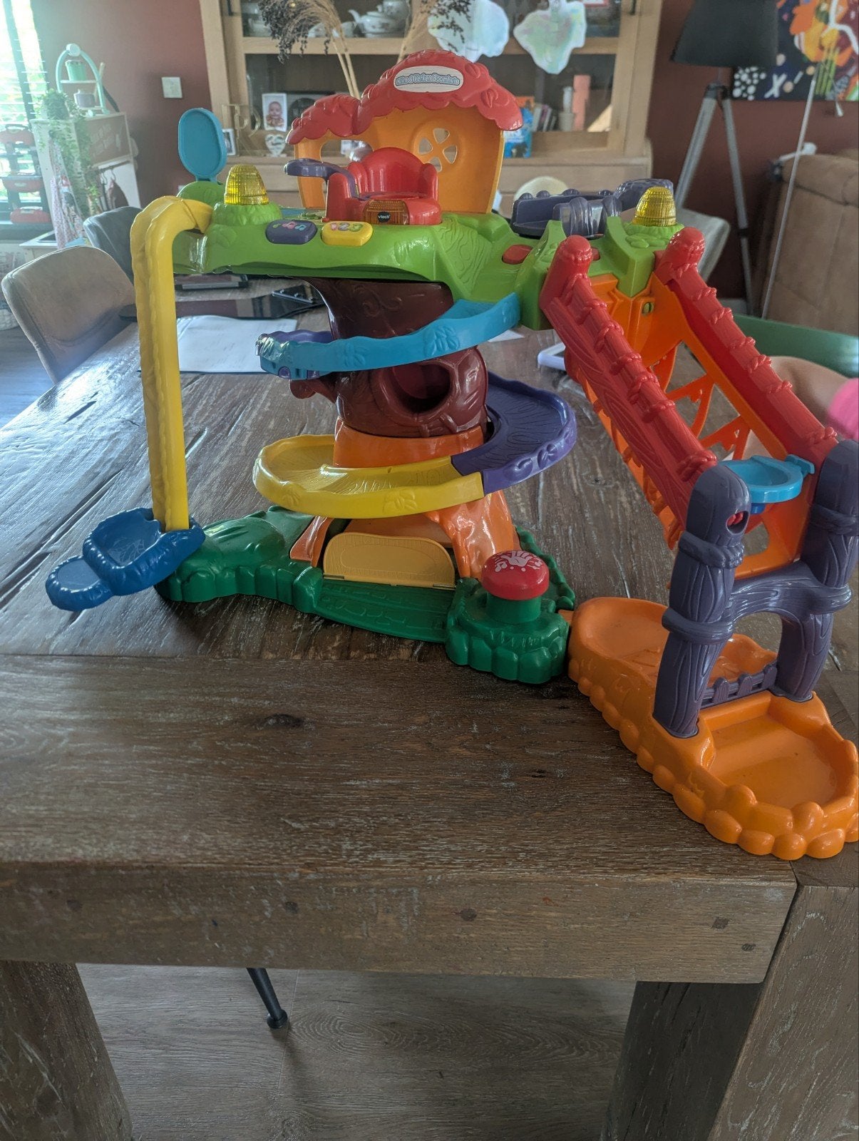 VTech klim en verken Boomhuis met 3 diertjes, Ophalen, Gebruikt, Overige typen, Met licht