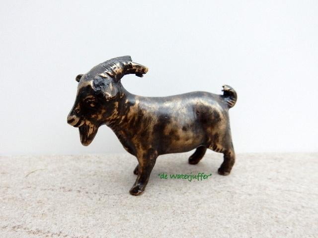 154* Bronzen Bokje (Boven €75 geen verzendkosten), Ophalen of Verzenden, Nieuw, Overige materialen, Dierenbeeld
