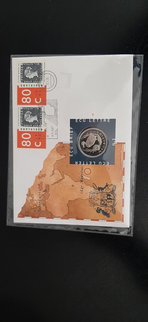 ECU brief Mauritius, Postzegels en Munten, Ophalen of Verzenden, Buitenland, Bankbiljetten