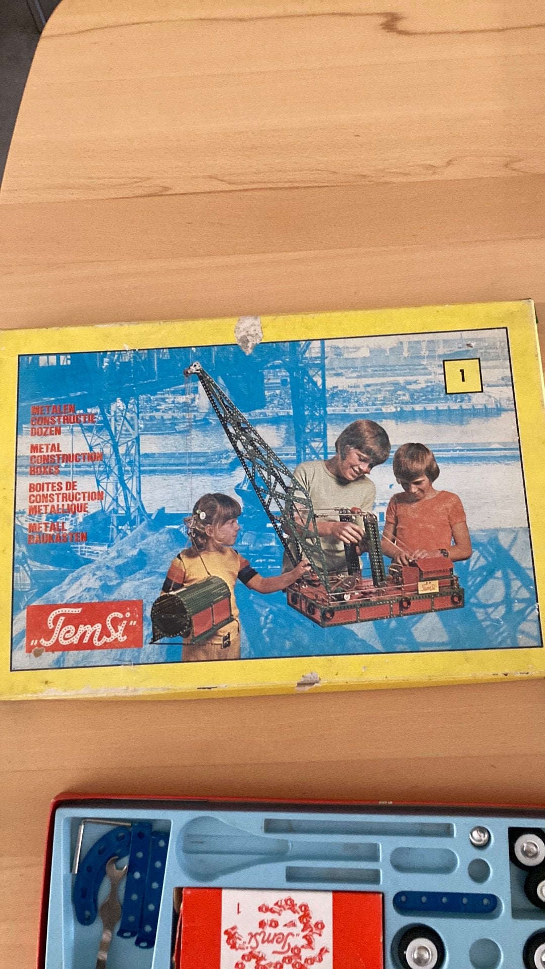 Temsi bouwdozen met boekjes, Ophalen of Verzenden, Gebruikt