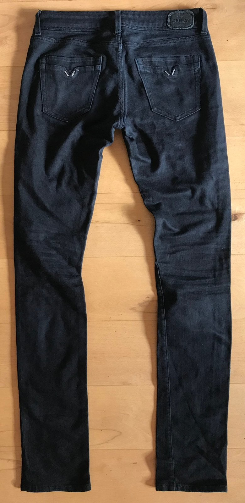Replay - “ Blondy “ dames jeans met stretch zwart W27 L34, Ophalen of Verzenden, Zwart, W27 (confectie 34) of kleiner