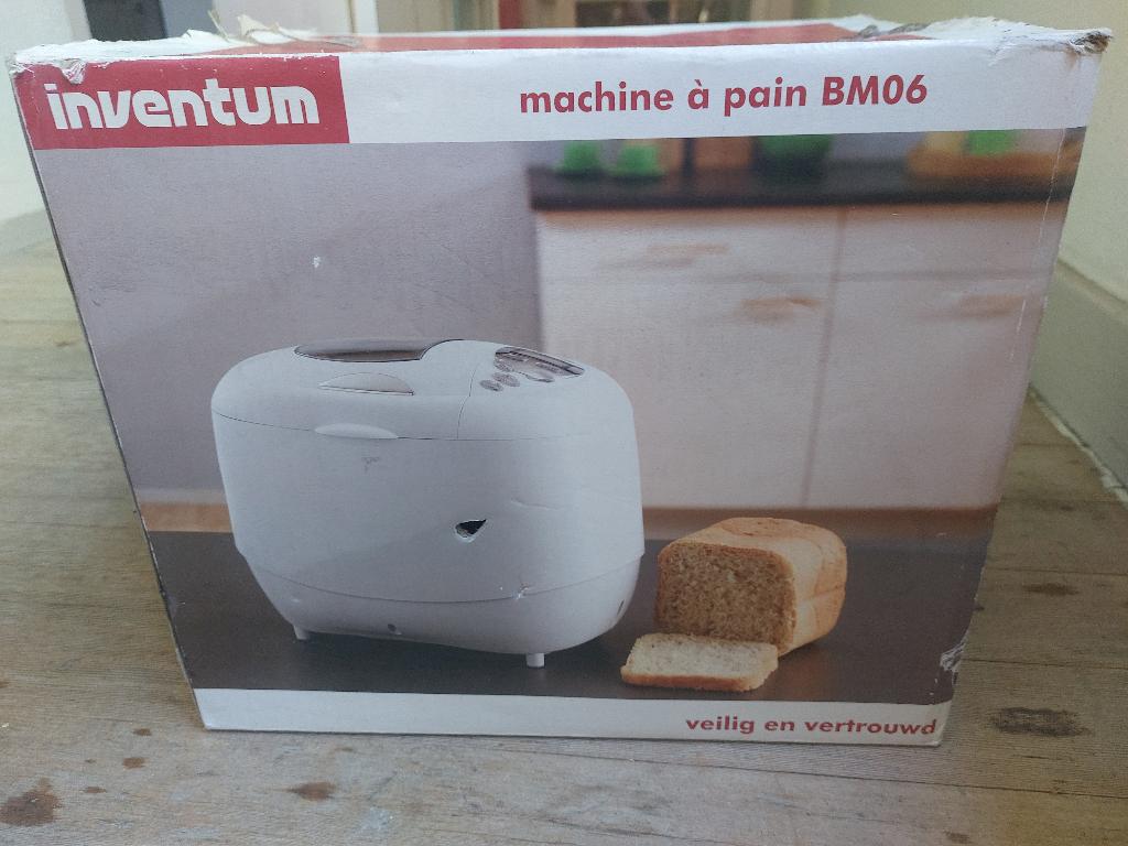 Broodmachine Inventum BM06, Witgoed en Apparatuur, Broodbakmachines, Met timer, Kijkvenster, Ophalen of Verzenden, Zo goed als nieuw
