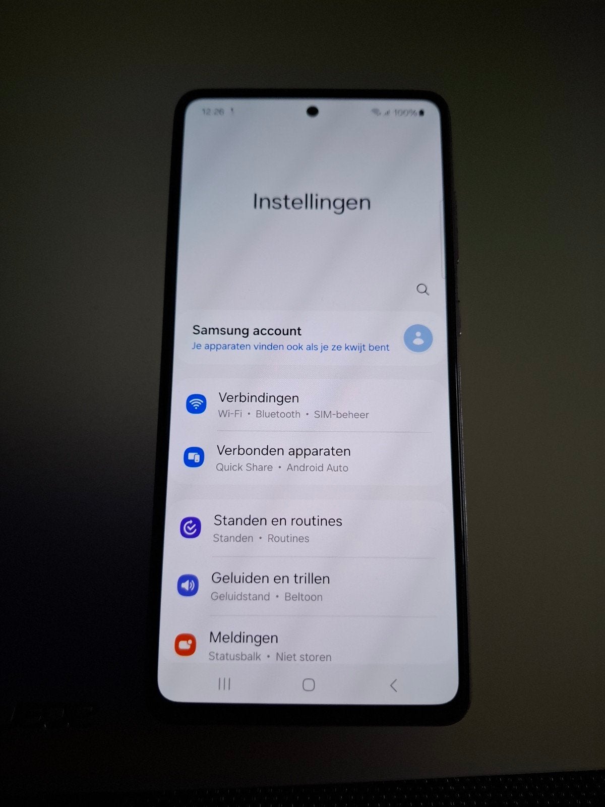 te koop Samsung Galaxy A72, Telecommunicatie, Ophalen, Overige modellen, Zwart, Touchscreen