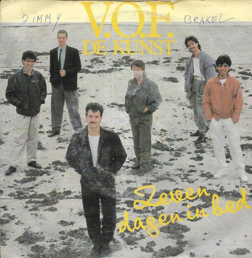 VOF de Kunst-Zeven dagen in bed, Gebruikt, 7 inch, Nederlandstalig, Fotohoes