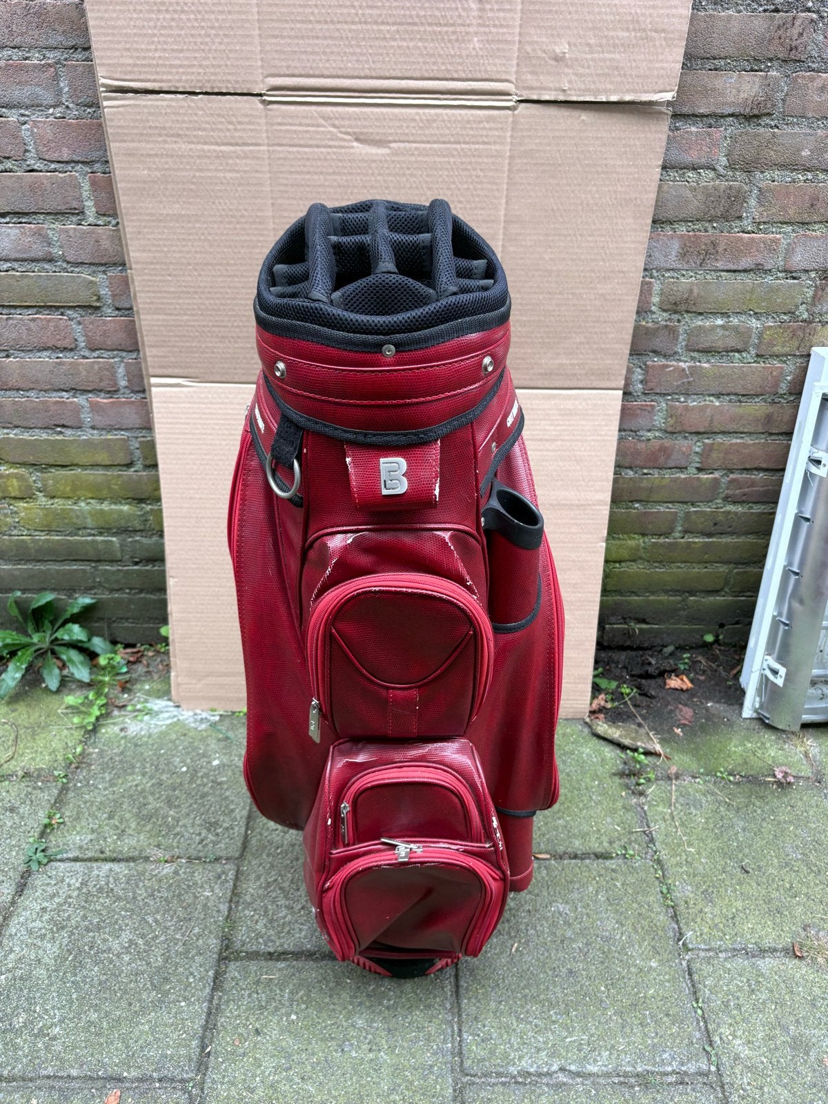 Bennington Golftas - Rood, Gebruikt maar Goede Staat, Ophalen of Verzenden, Gebruikt, Tas, Overige merken