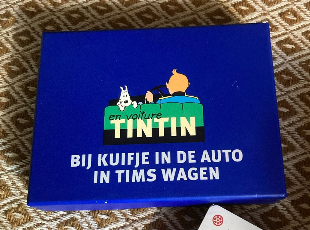 Kuifje speelkaarten set - Bij Kuifje in de auto, Een of twee spelers, Ophalen of Verzenden, Nieuw