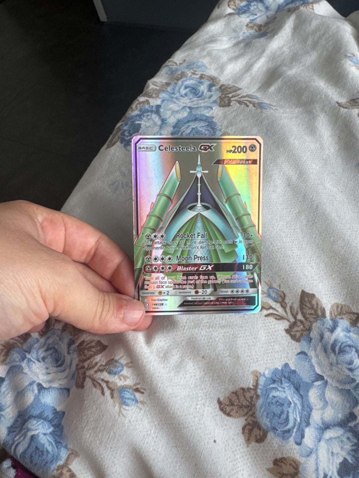 Celesteela GX Pokémon Kaart - Full Art Foil, Verzenden, Zo goed als nieuw, Losse kaart, Foil